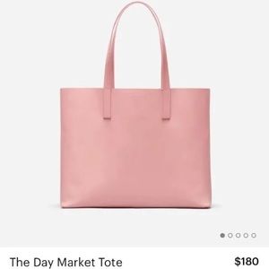 Everlane The Day Market Tote Bag Purse Blush.